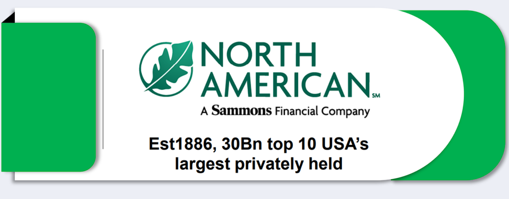 North American since 1886 is a company with excellent financial stability, receiving an A or better rating from A.M. Best every year for over 50 years.